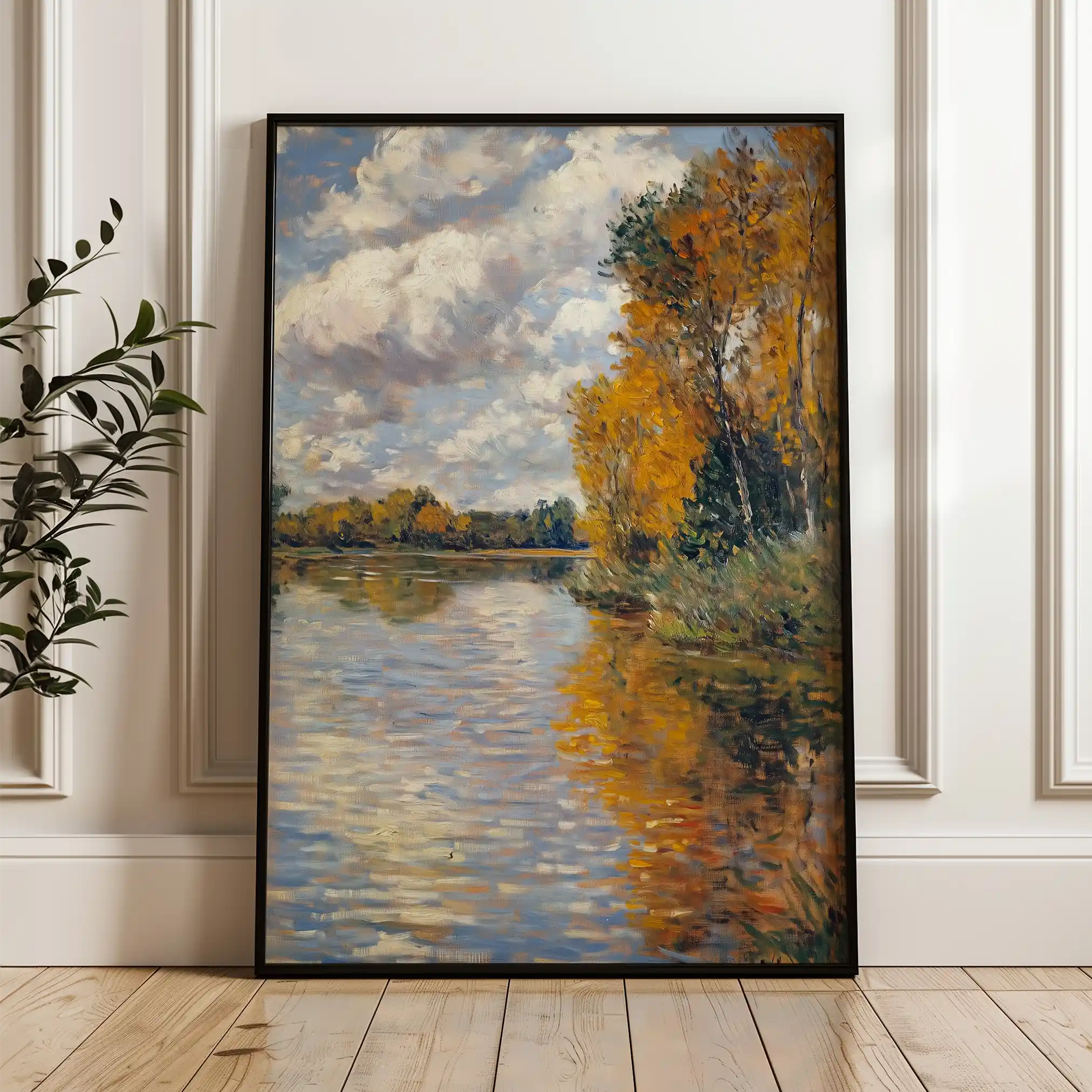 Landscape 373 Canvas Art 90 x 60 cm / Stretched on hidden frame