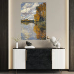 Landscape 373 Canvas Art 90 x 60 cm / Stretched on hidden frame