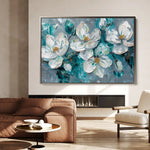 Floral Canvas Wall Art WAD374-F 90 x 60 cm / Stretched on hidden frame
