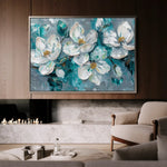 Floral Canvas Wall Art WAD374-F 90 x 60 cm / Stretched on hidden frame