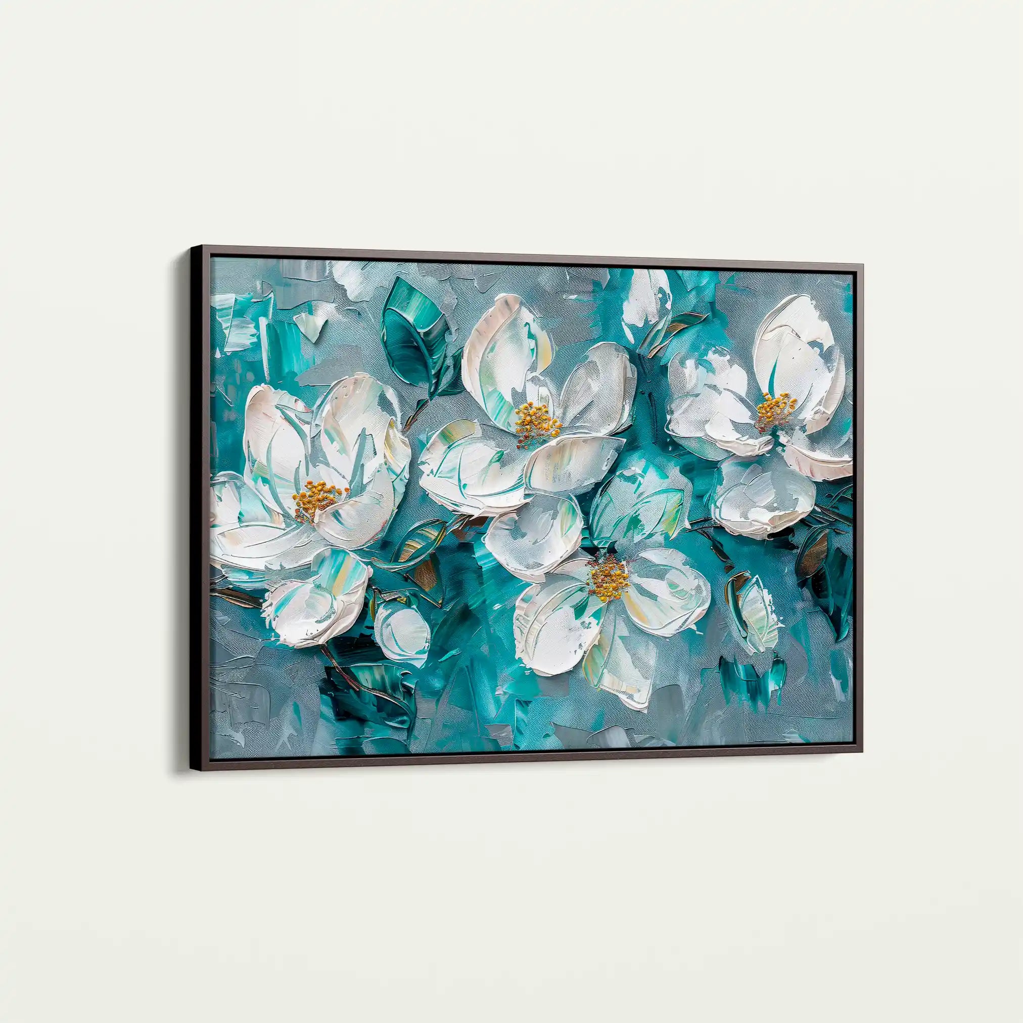 Floral Canvas Wall Art WAD374-F 90 x 60 cm / Stretched on hidden frame