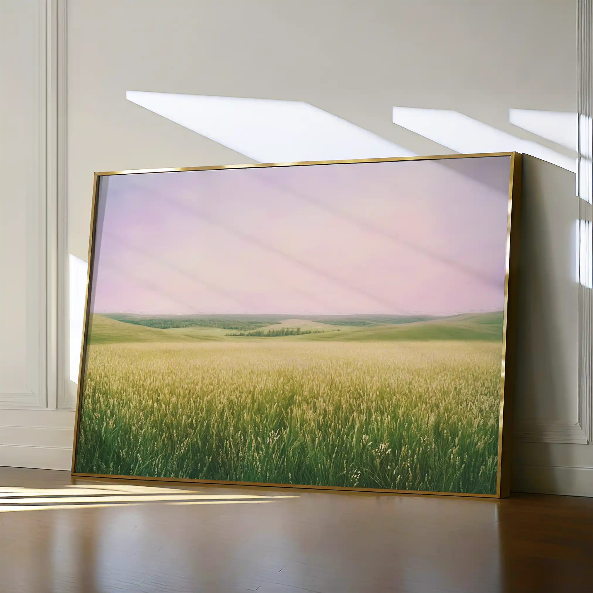 Landscape 374 Canvas Art 90 x 60 cm / Stretched on hidden frame