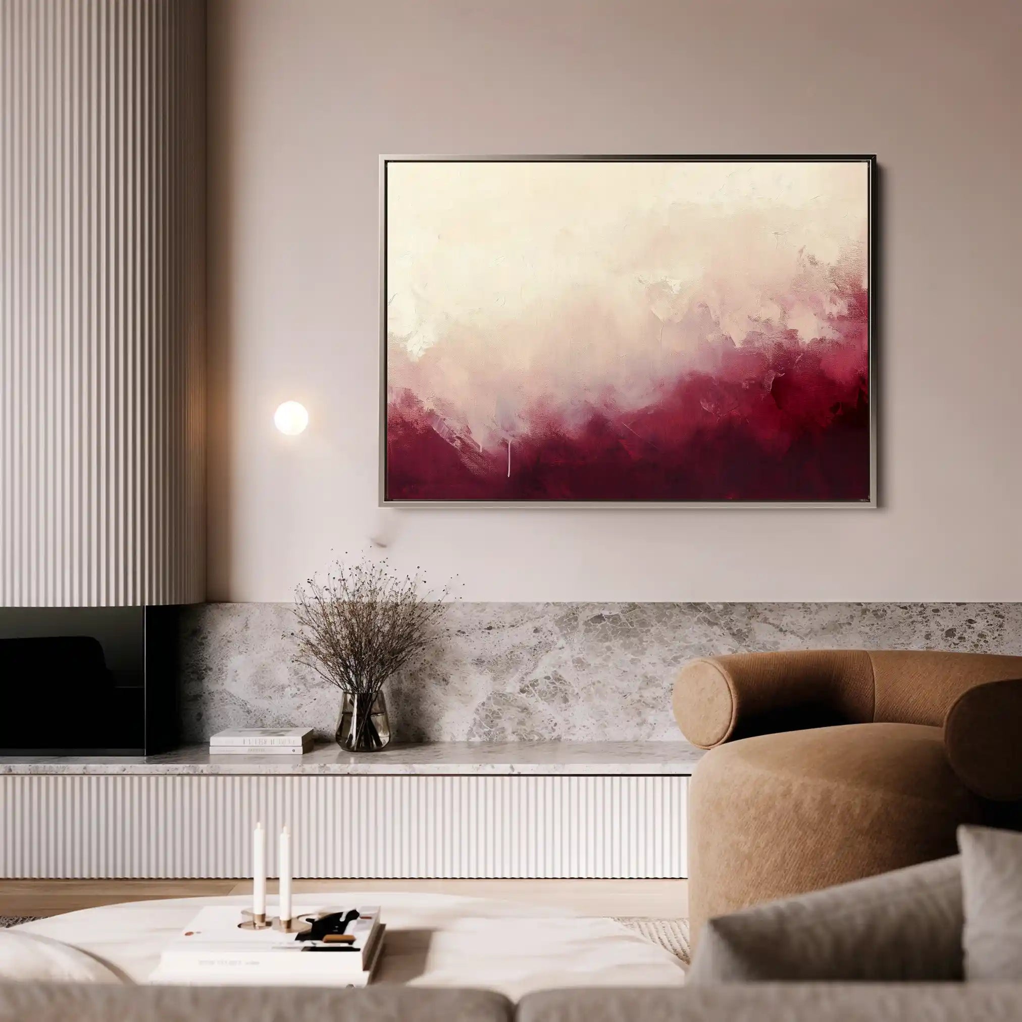 Abstract 375 Canvas Art 60 x 40 cm / Stretched on hidden frame
