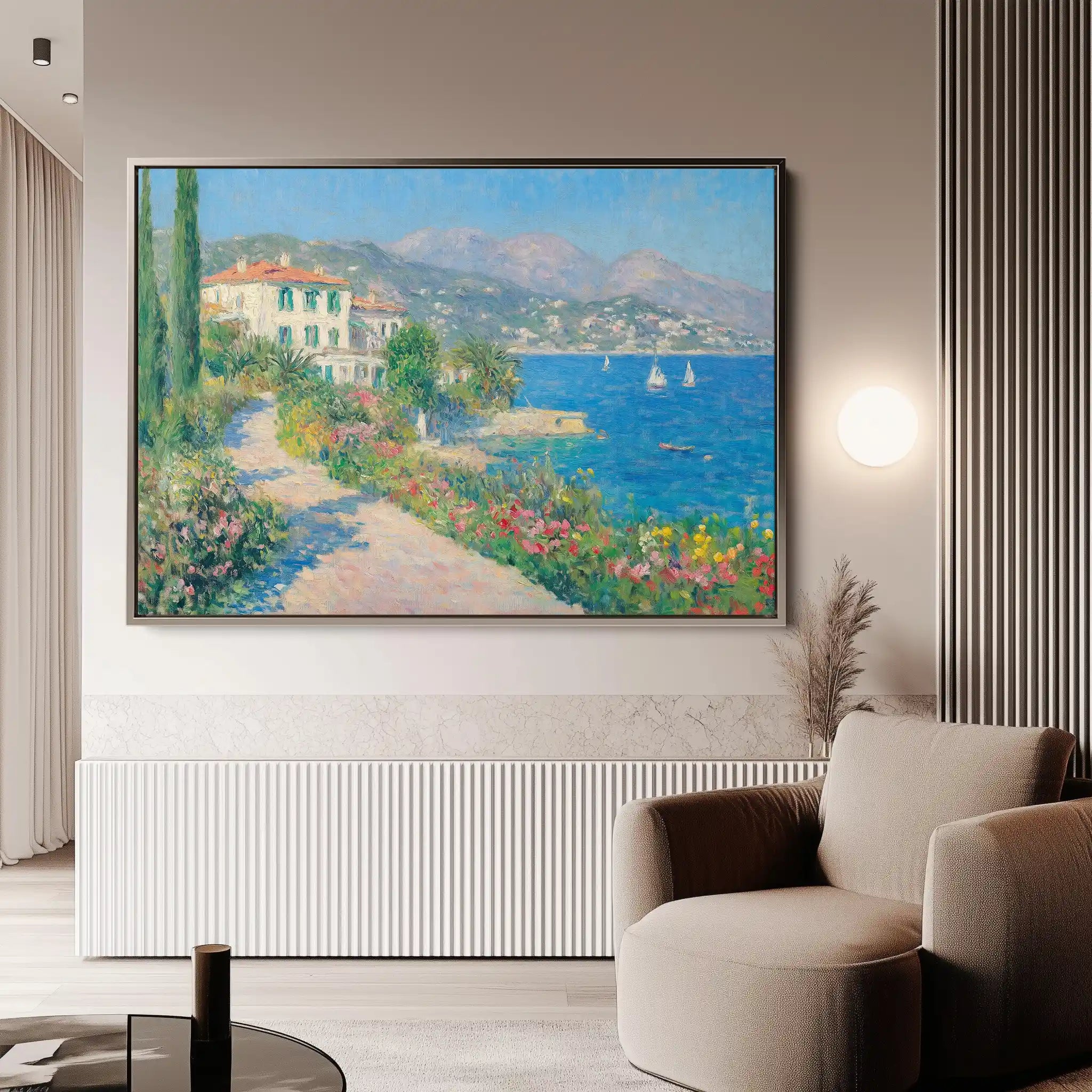 Landscape 376 Canvas Art 90 x 60 cm / Stretched on hidden frame