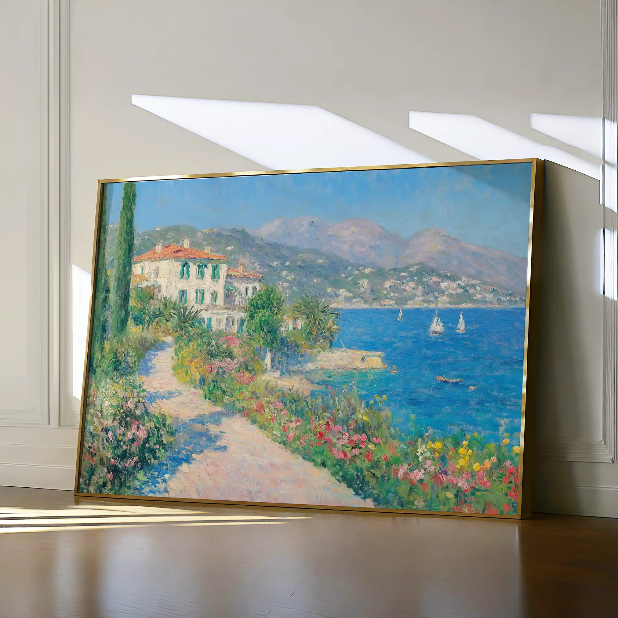 Landscape 376 Canvas Art 90 x 60 cm / Stretched on hidden frame