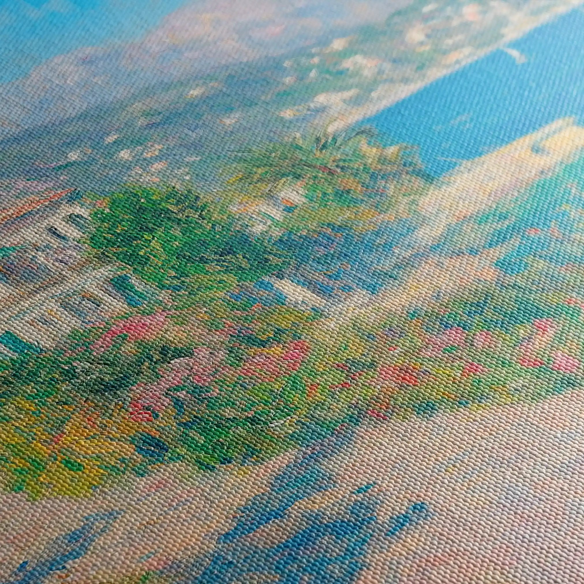 Landscape 376 Canvas Art 90 x 60 cm / Stretched on hidden frame