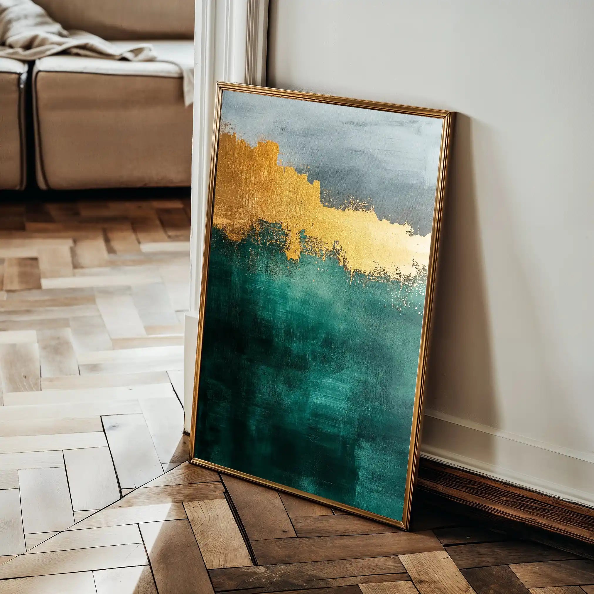 Abstract 378 Canvas Art 60 x 40 cm / Stretched on hidden frame