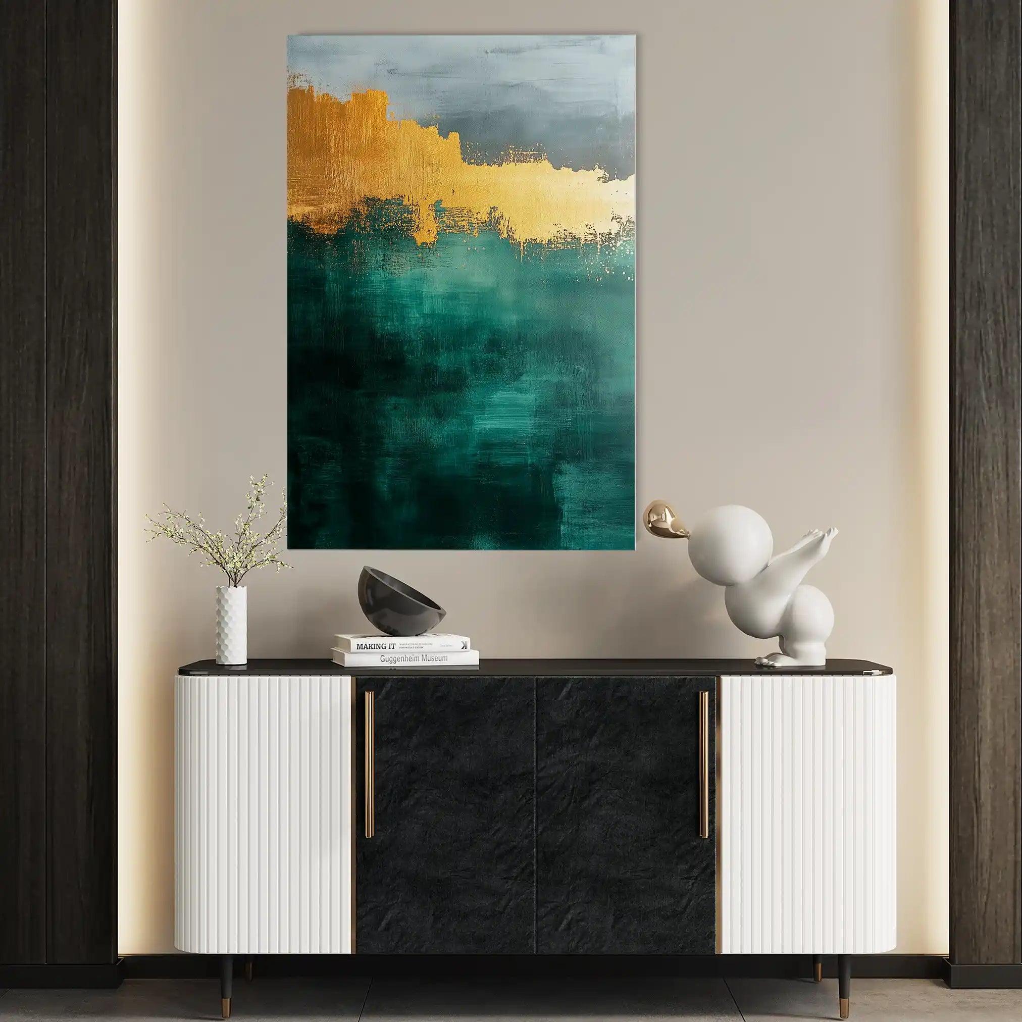 Abstract 378 Canvas Art 60 x 40 cm / Stretched on hidden frame