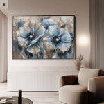 Floral Canvas Wall Art WAD378-F 90 x 60 cm / Stretched on hidden frame