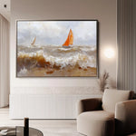 Landscape 378 Canvas Art 90 x 60 cm / Stretched on hidden frame