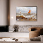 Landscape 378 Canvas Art 90 x 60 cm / Stretched on hidden frame