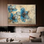 Floral Canvas Wall Art WAD379-F 90 x 60 cm / Stretched on hidden frame