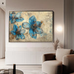 Floral Canvas Wall Art WAD379-F 90 x 60 cm / Stretched on hidden frame