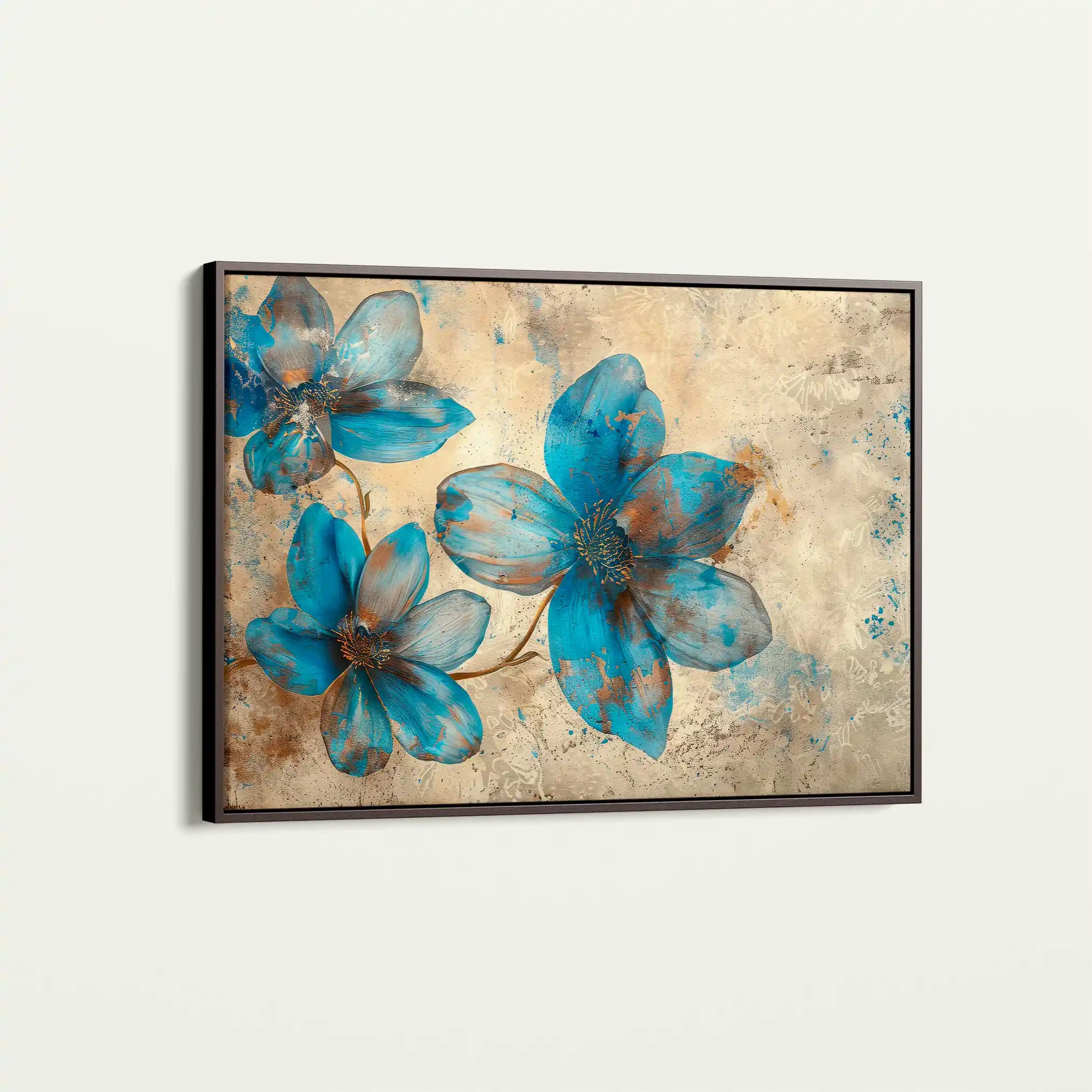 Floral Canvas Wall Art WAD379-F 90 x 60 cm / Stretched on hidden frame