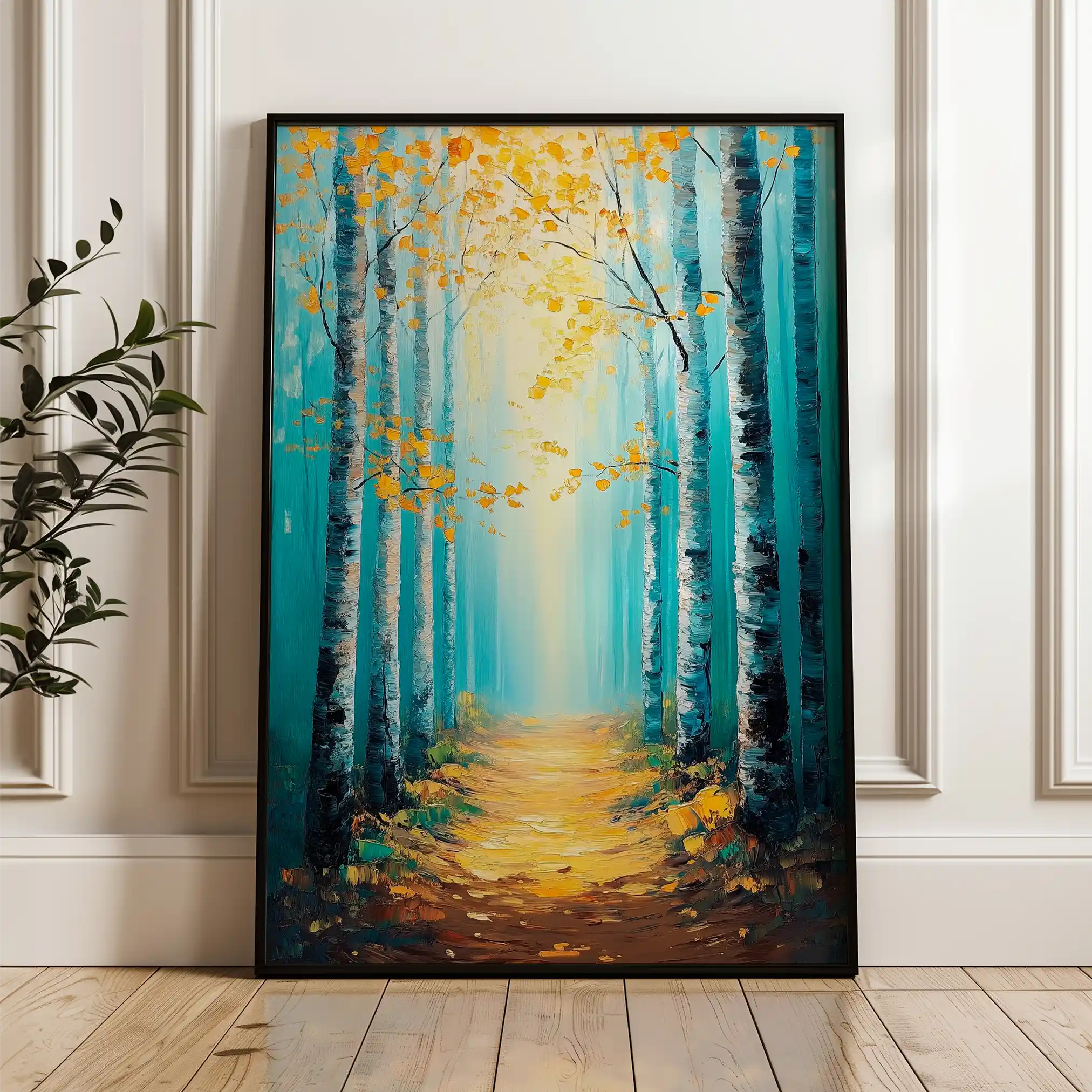 Landscape 379 Canvas Art 90 x 60 cm / Stretched on hidden frame