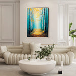 Landscape 379 Canvas Art 90 x 60 cm / Stretched on hidden frame
