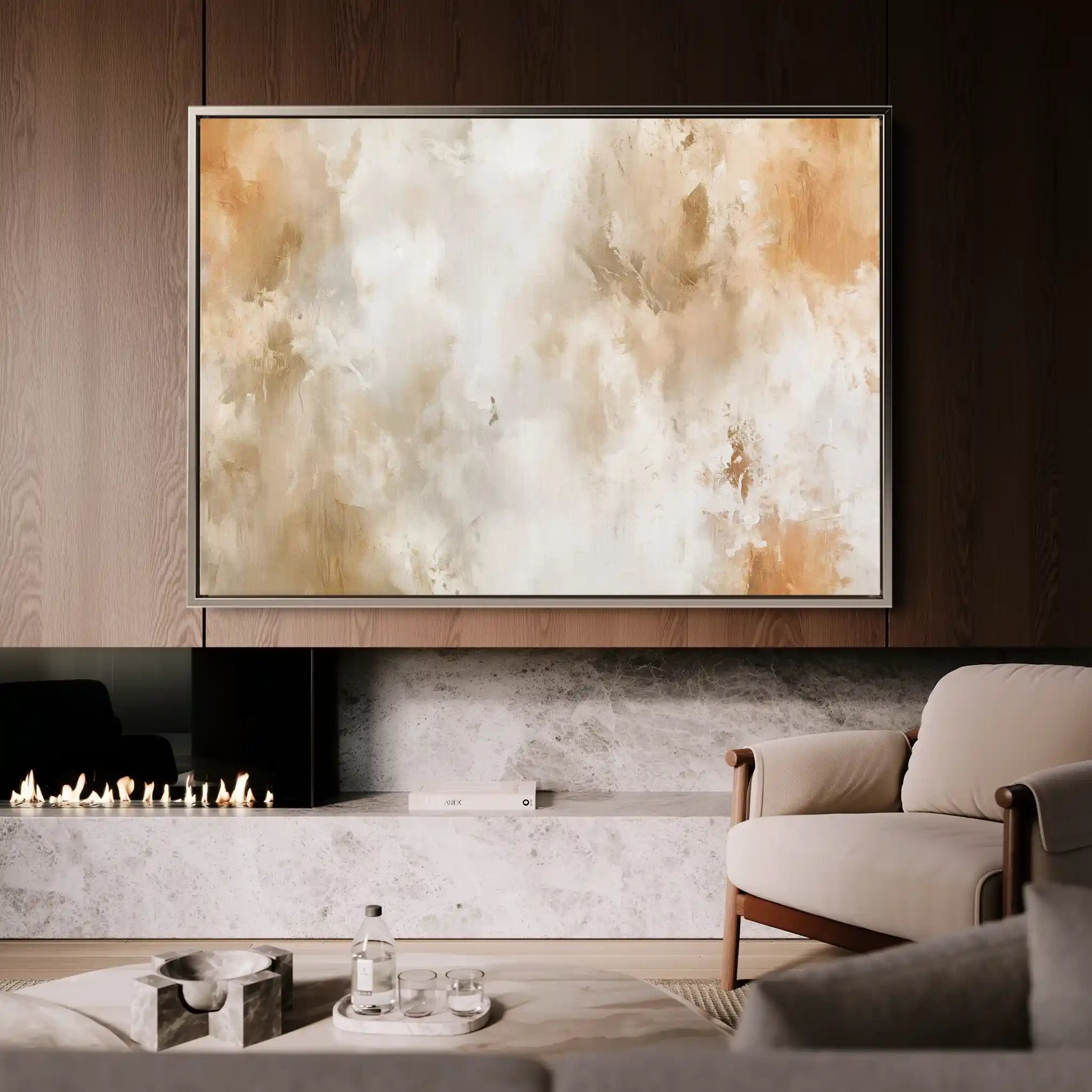 Abstract 380 Canvas Art 60 x 40 cm / Stretched on hidden frame