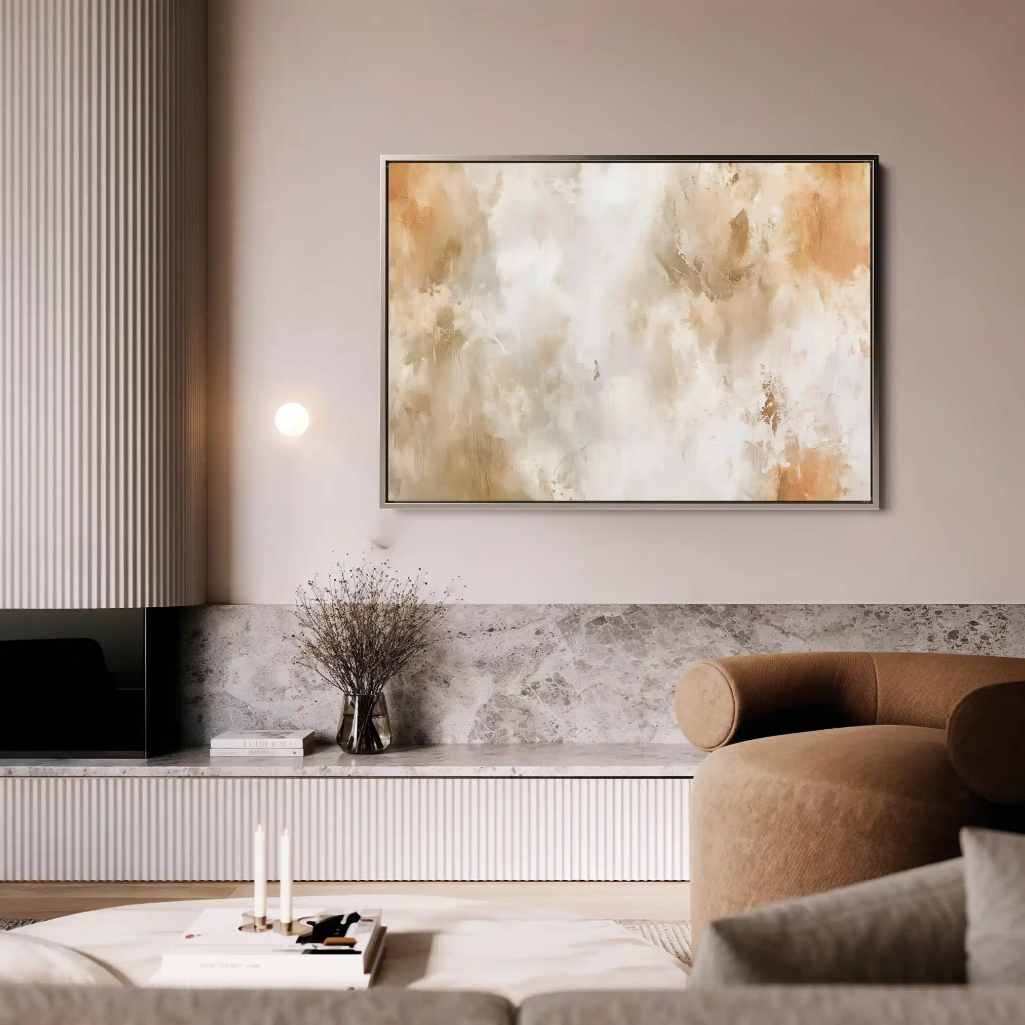 Abstract 380 Canvas Art 60 x 40 cm / Stretched on hidden frame
