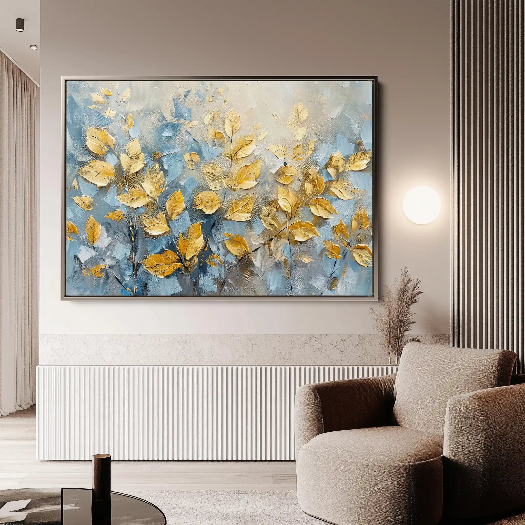 Floral Canvas Wall Art WAD380-F 90 x 60 cm / Stretched on hidden frame