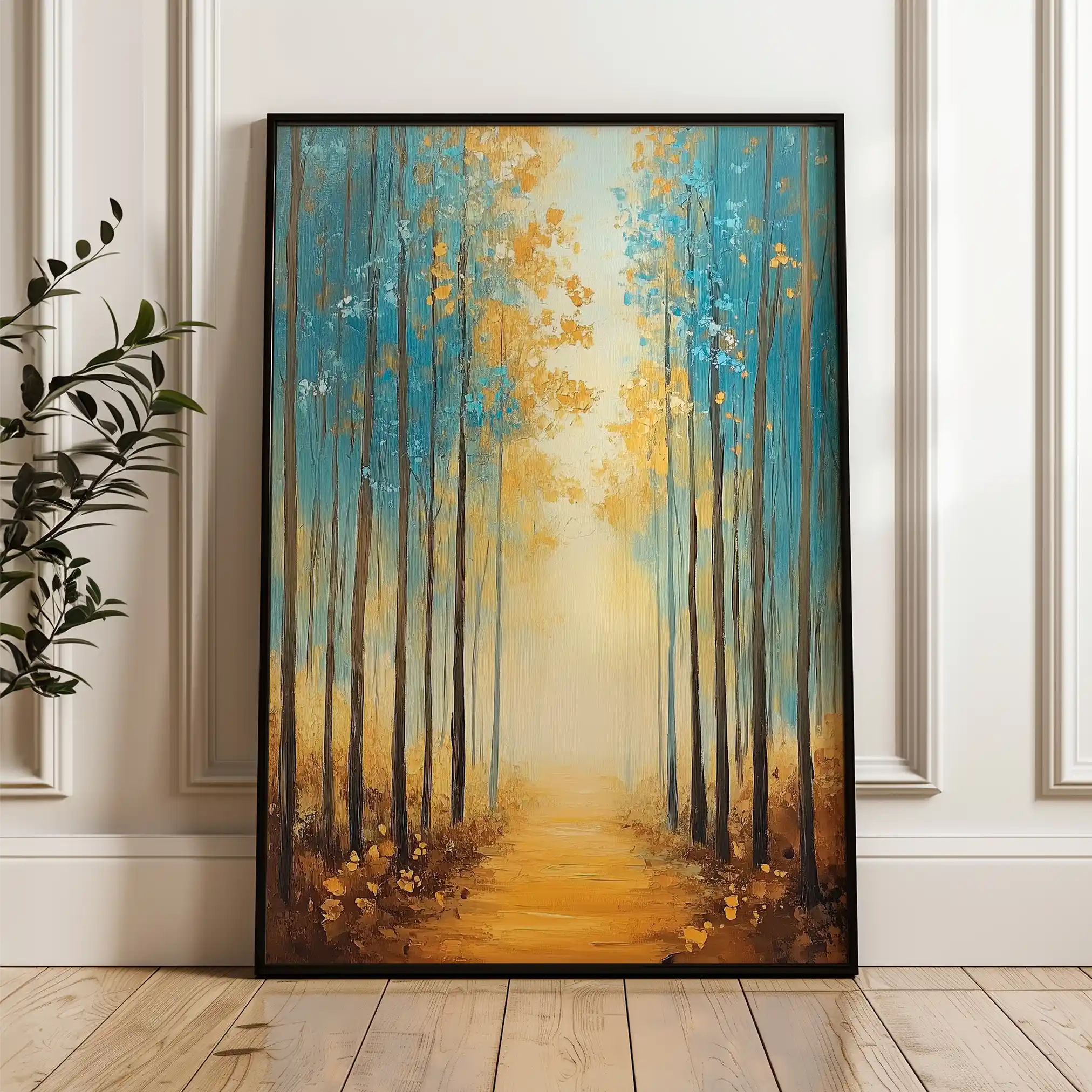 Landscape 380 Canvas Art 90 x 60 cm / Stretched on hidden frame