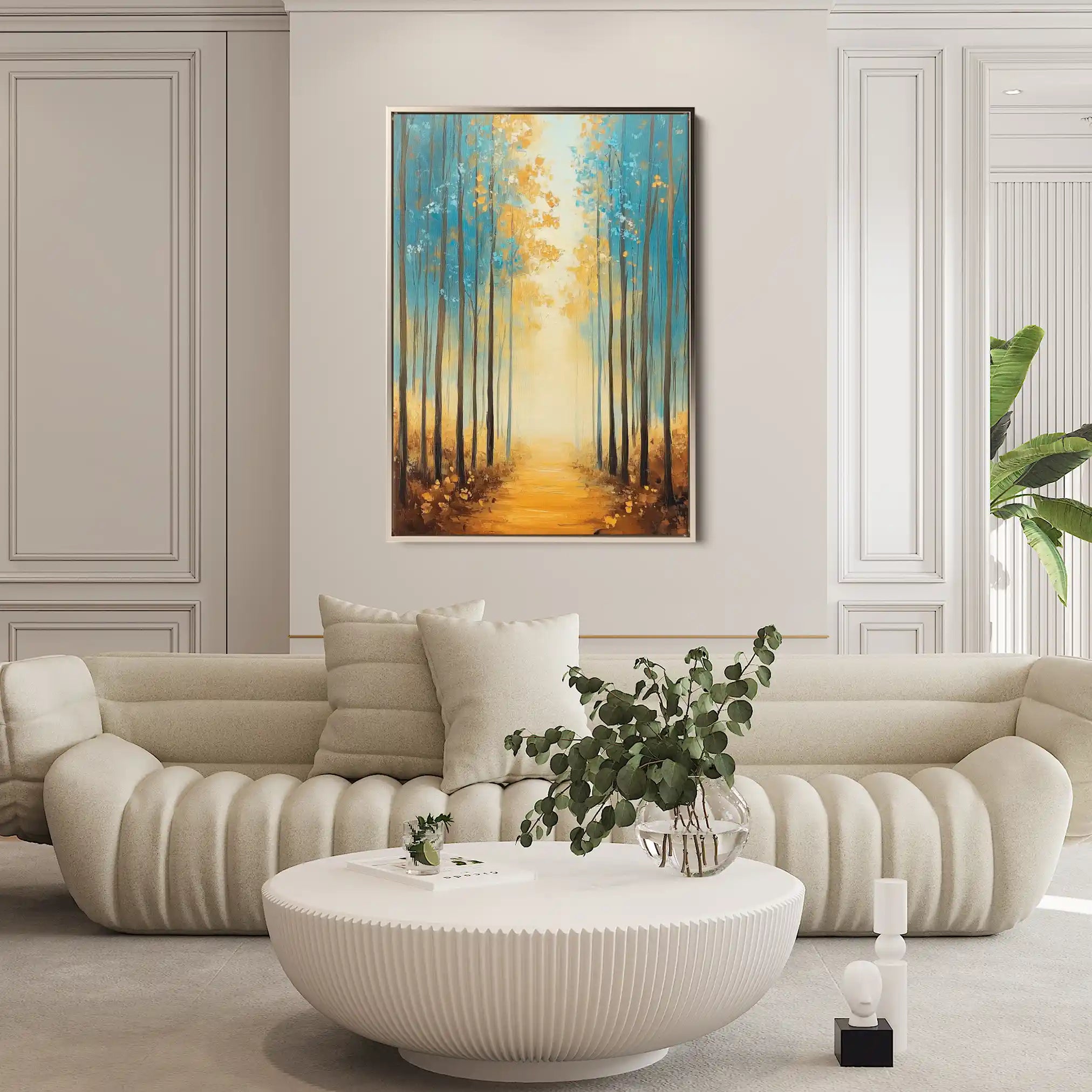 Landscape 380 Canvas Art 90 x 60 cm / Stretched on hidden frame