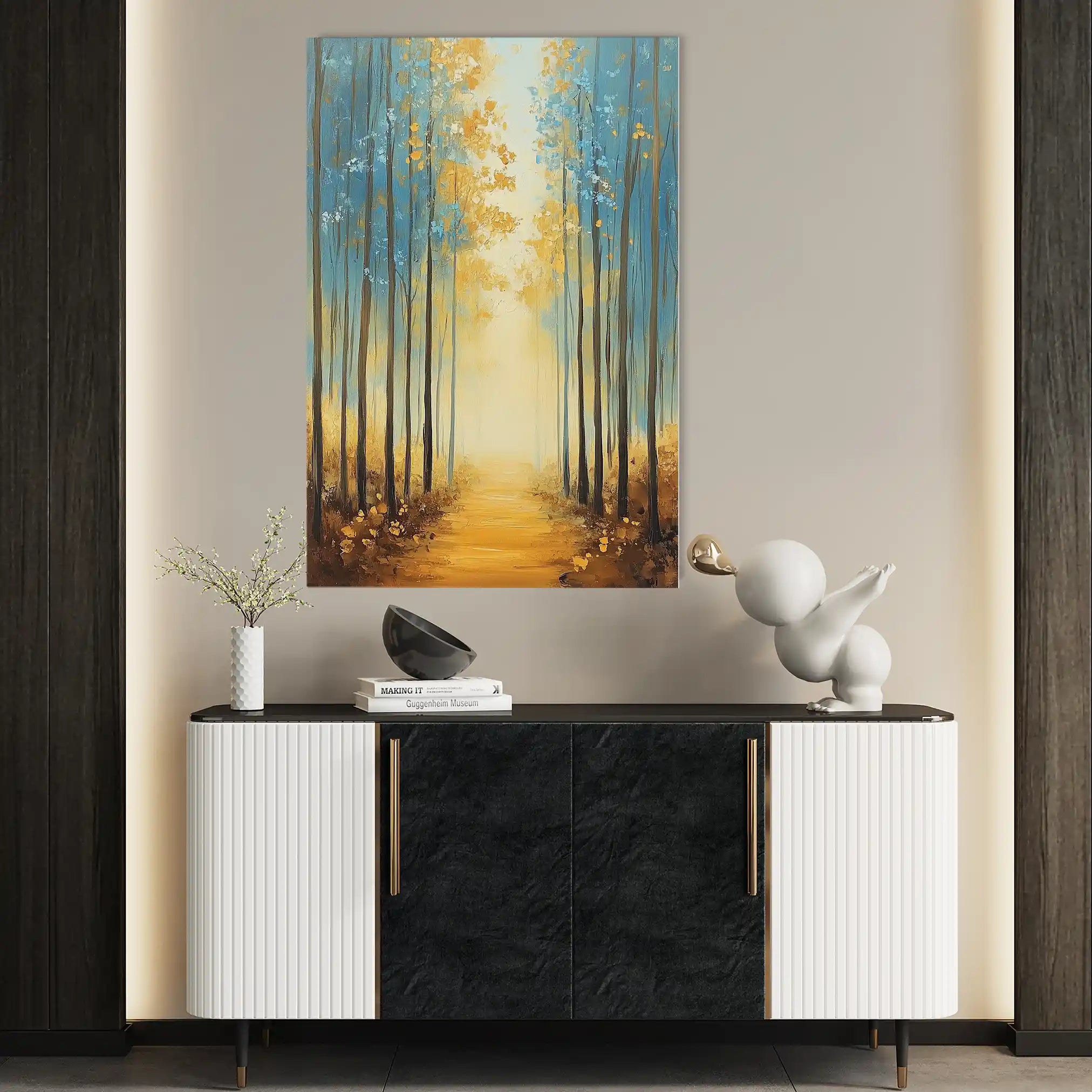 Landscape 380 Canvas Art 90 x 60 cm / Stretched on hidden frame