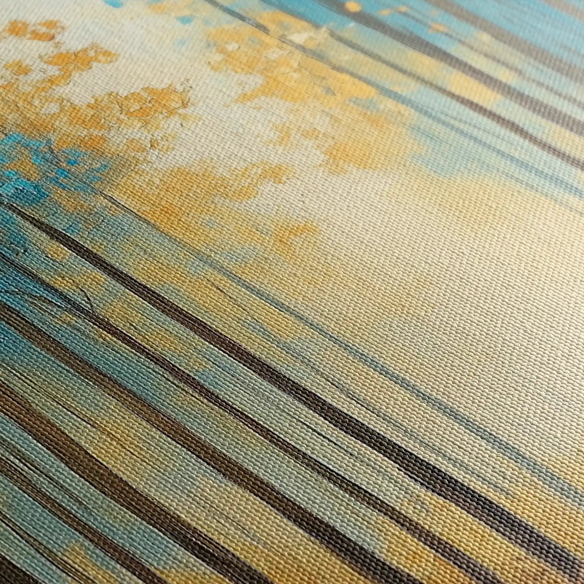 Landscape 380 Canvas Art 90 x 60 cm / Stretched on hidden frame