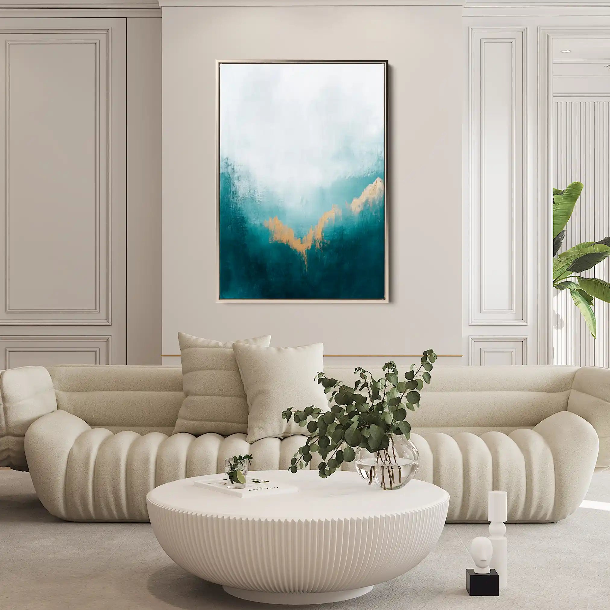 Abstract 381 Canvas Art 60 x 40 cm / Stretched on hidden frame
