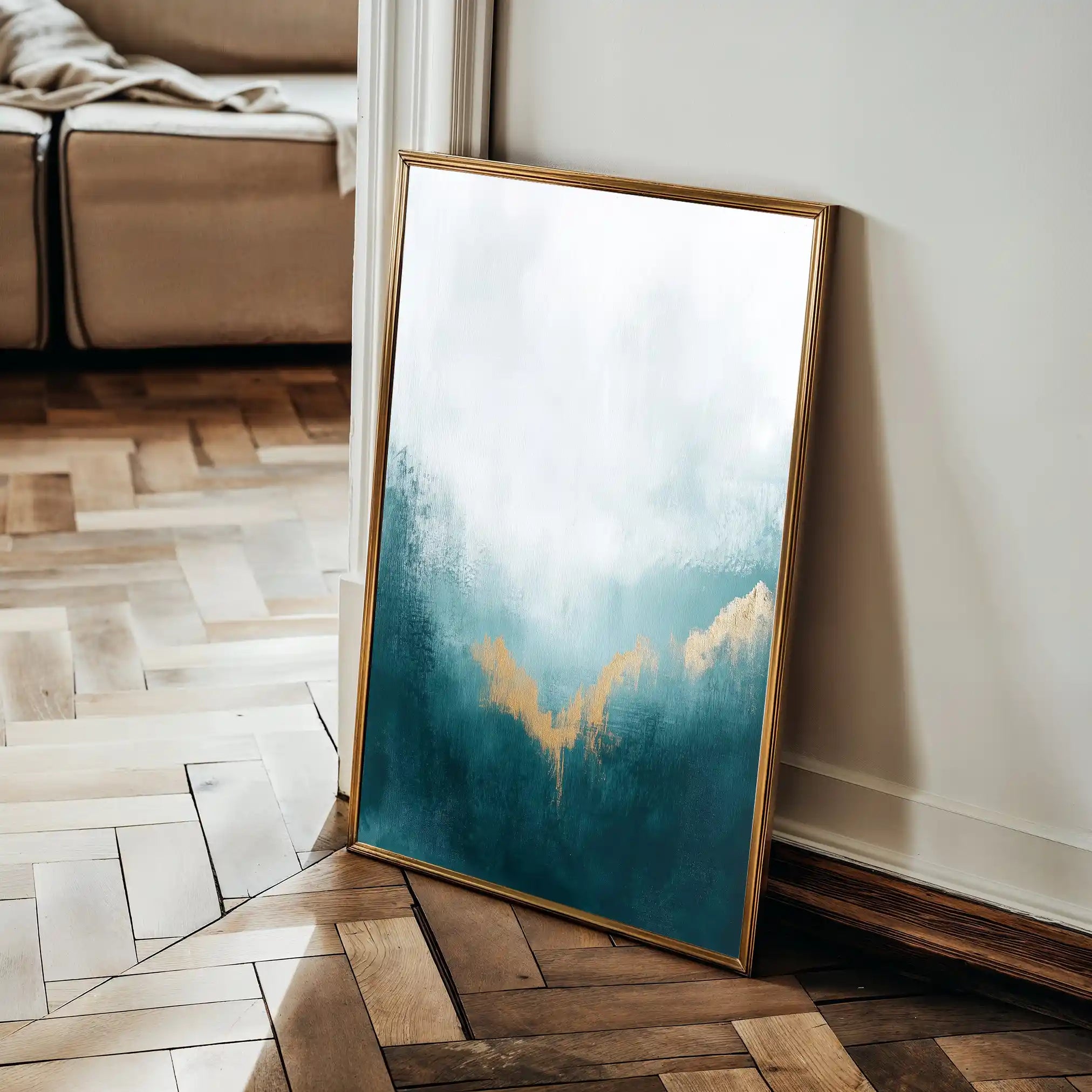 Abstract 381 Canvas Art 60 x 40 cm / Stretched on hidden frame