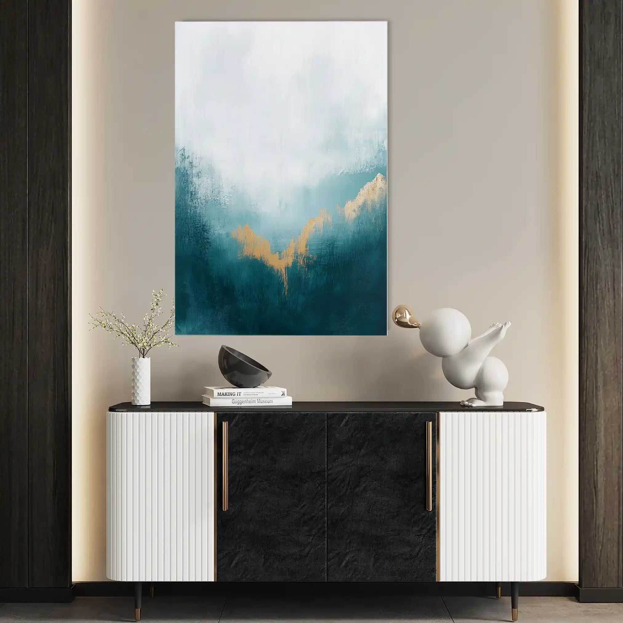 Abstract 381 Canvas Art 60 x 40 cm / Stretched on hidden frame