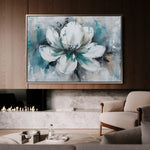 Floral Canvas Wall Art WAD381-F 90 x 60 cm / Stretched on hidden frame