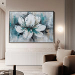 Floral Canvas Wall Art WAD381-F 90 x 60 cm / Stretched on hidden frame