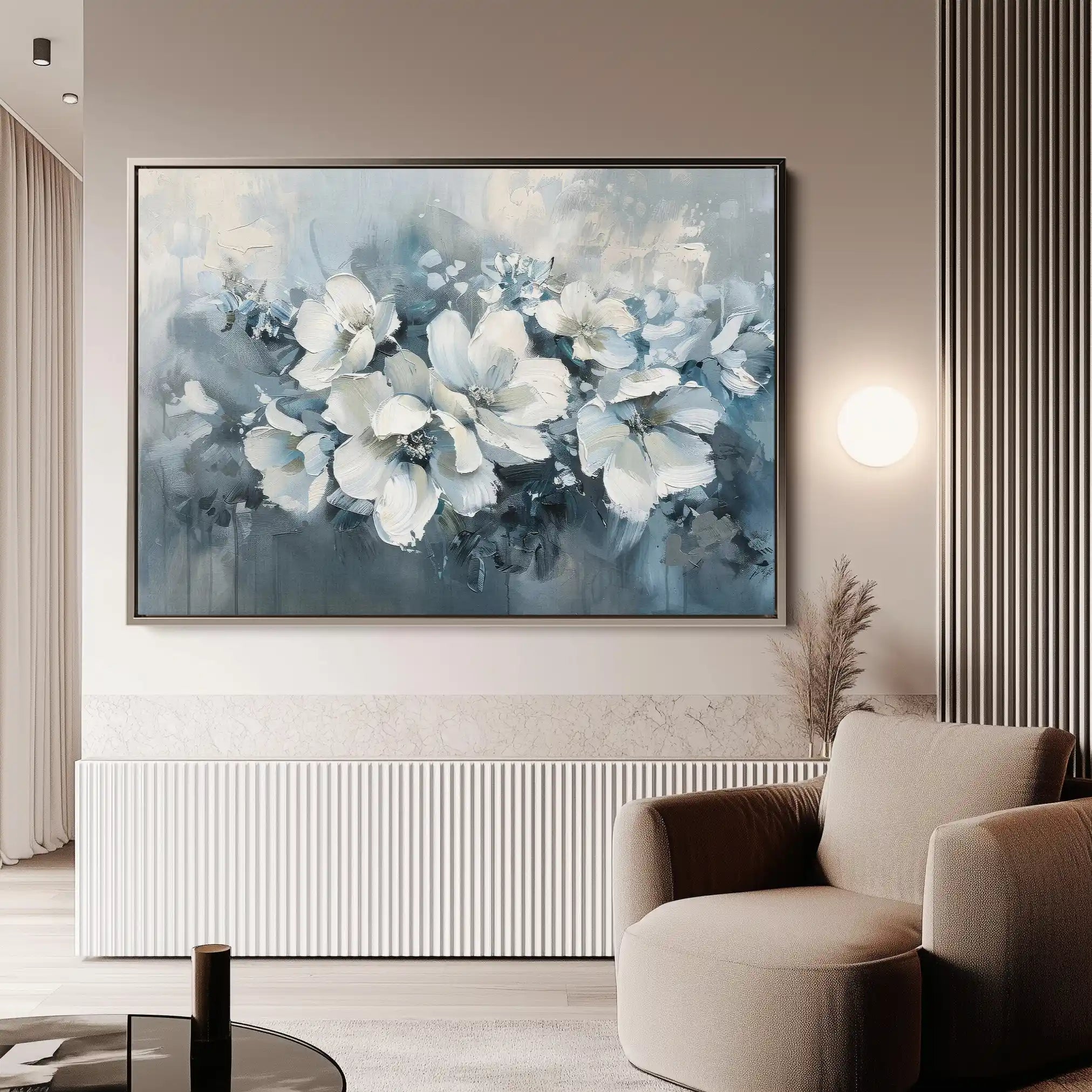Floral Canvas Wall Art WAD382-F 90 x 60 cm / Stretched on hidden frame