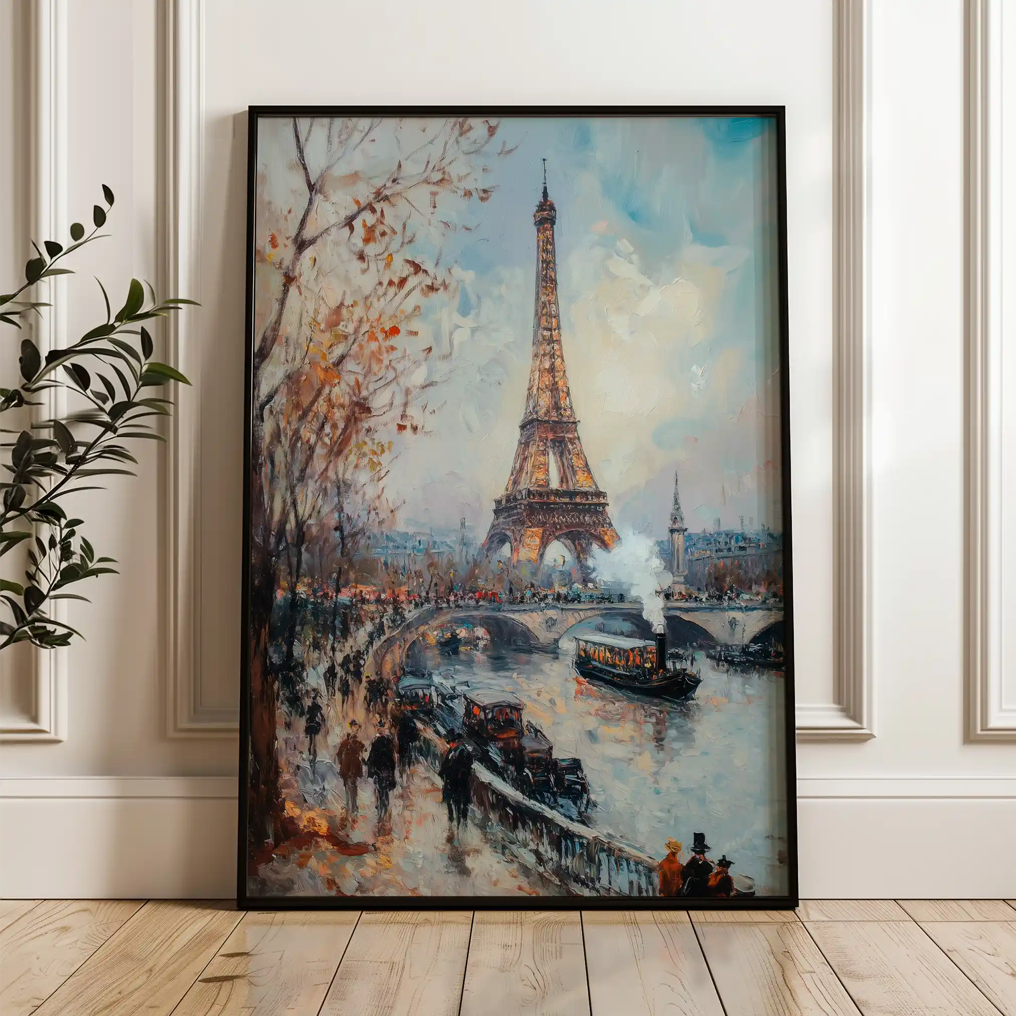 Landscape 382 Canvas Art 90 x 60 cm / Stretched on hidden frame