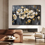 Floral Canvas Wall Art WAD384-F 90 x 60 cm / Stretched on hidden frame