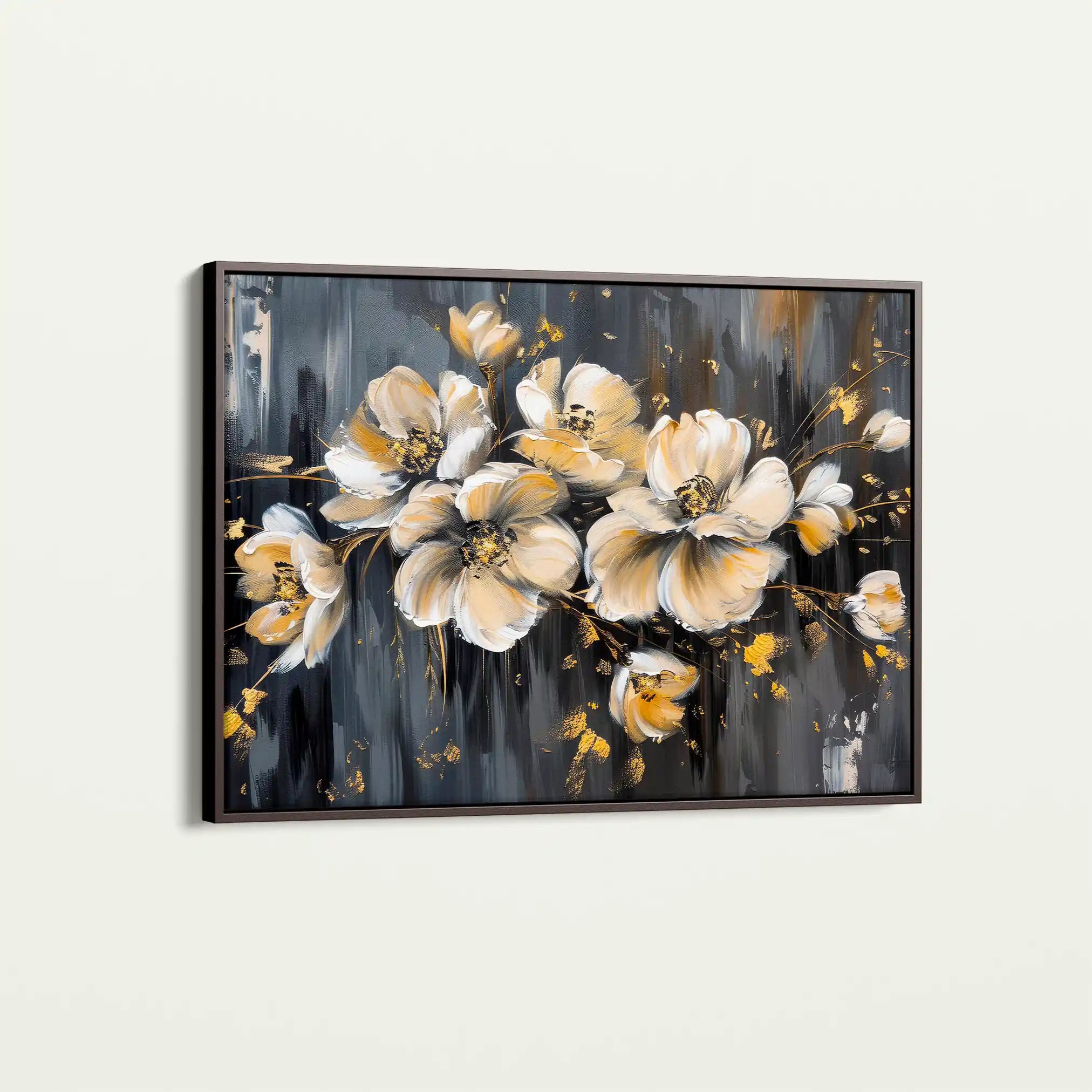 Floral Canvas Wall Art WAD384-F 90 x 60 cm / Stretched on hidden frame