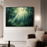 Landscape 384 Canvas Art 90 x 60 cm / Stretched on hidden frame