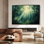 Landscape 384 Canvas Art 90 x 60 cm / Stretched on hidden frame