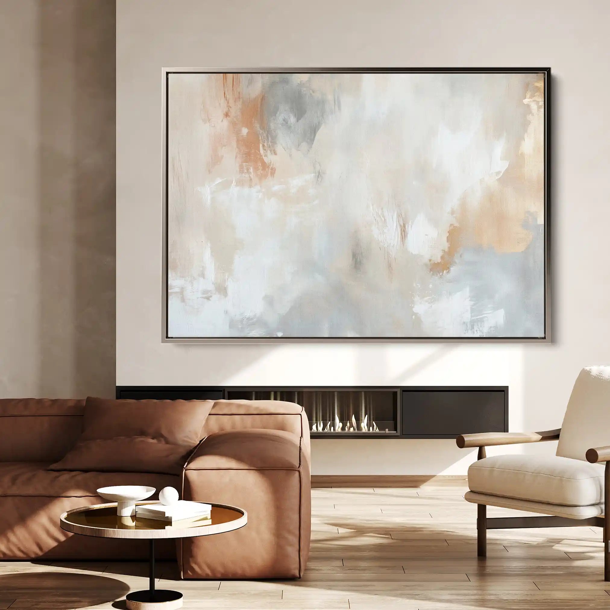 Abstract 385 Canvas Art 60 x 40 cm / Stretched on hidden frame