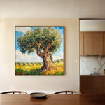 Landscape 385 Canvas Art 80 x 80 cm / Stretched on hidden frame