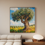 Landscape 385 Canvas Art 80 x 80 cm / Stretched on hidden frame