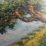 Landscape 385 Canvas Art 80 x 80 cm / Stretched on hidden frame