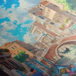 Landscape 386 Canvas Art 90 x 60 cm / Stretched on hidden frame