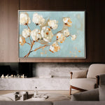Floral Canvas Wall Art WAD387-F 90 x 60 cm / Stretched on hidden frame