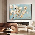 Floral Canvas Wall Art WAD387-F 90 x 60 cm / Stretched on hidden frame