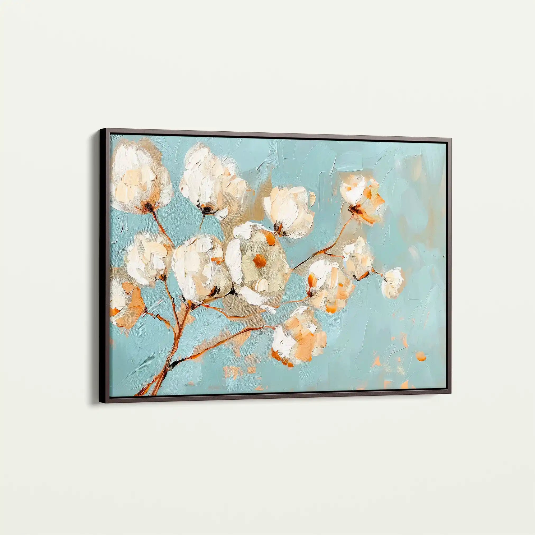 Floral Canvas Wall Art WAD387-F 90 x 60 cm / Stretched on hidden frame