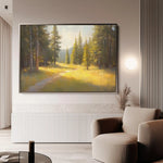 Landscape 387 Canvas Art 90 x 60 cm / Stretched on hidden frame