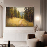 Landscape 388 Canvas Art 90 x 60 cm / Stretched on hidden frame