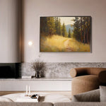 Landscape 388 Canvas Art 90 x 60 cm / Stretched on hidden frame
