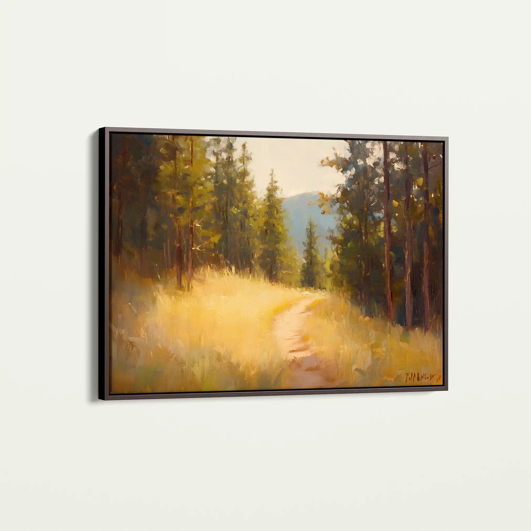 Landscape 388 Canvas Art 90 x 60 cm / Stretched on hidden frame